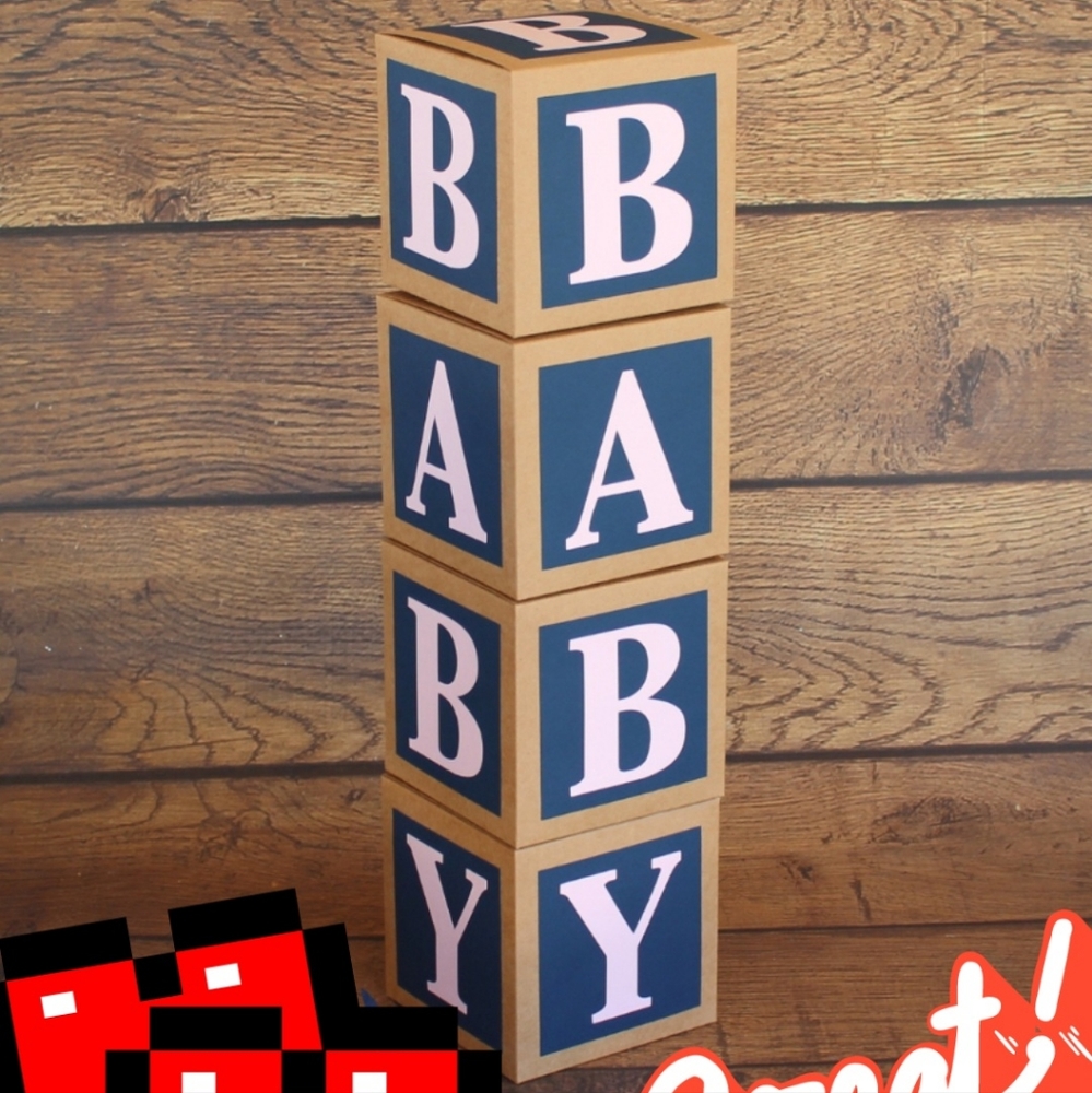 NEW never used Gender Reveal BABY boxes